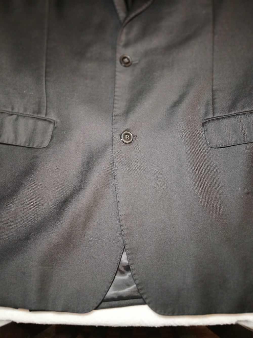 Calvin Klein Black Lined Jacket with Subtle Sheen - Picture 4 of 16